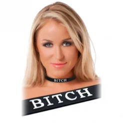 Rimba Collier BDSM En Silicone - BITCH -Joujou 11586