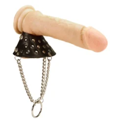 Parachute à Testicules LUXE (piquants à L'intérieur) En Cuir - Rimba