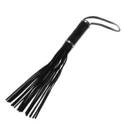 Martinet BDSM En Daim Noir - Rimba