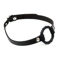 Ball Gag Avec O Ring Ø 5 Cm Noir - Rimba