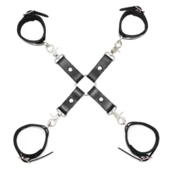 Kit D'attache BDSM En Cuir Hogtie (pieds Poings Liés) - Rimba -Joujou 12114