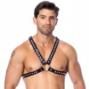 Harnais BDSM En Cuir Avec Rivets (homme) - Rimba 1 Harnais BDSM En Cuir Avec Rivets (homme) - Rimba -Joujou 12247