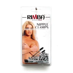 Pinces à Tétons Ajustable Avec Chaîne - Rimba -Joujou 12959