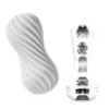 Masturbateur Réutilisable TENGA FLEX - Silky White -Joujou 13672