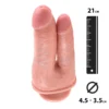 King Cock "Double Penetrator" 21cm Pour Double Pénétration – Pipedream -Joujou 14102
