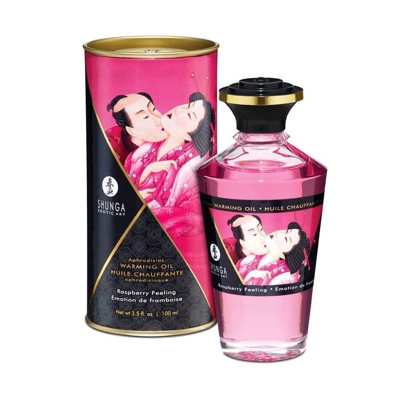 Huile Chauffante Aphrodisiaque Shunga - Emotion De Framboise 3 Huile Chauffante Aphrodisiaque Shunga - Emotion De Framboise