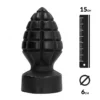 Plug Anal Géant Grenade - All Black -Joujou 16112
