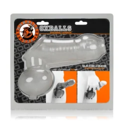 Oxballs Sackjack Wearable Jackoff Transparent - Gaine Pour Pénis -Joujou 17930