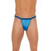 G String Sexy & Pouch (bleu) - Rimba -Joujou 18173