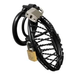 Cage De Chasteté Avec 2 Cadeanas