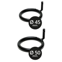 Cage De Chasteté Avec 2 Cadeanas -Joujou 18202