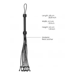 Martinet BDSM En Cuir Tressé -Joujou 18297