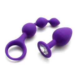 Plug Anal Set Barcelona Purple - Rimba -Joujou 18454