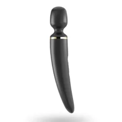 Vibromasseur Baguette Ultra Puissant – Satisfyer Woman Wand Noir -Joujou 18537