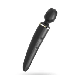 Vibromasseur Baguette Ultra Puissant – Satisfyer Woman Wand Noir -Joujou 18538