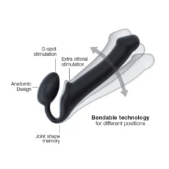 Double Dildo Strap-On-Me MEDIUM (Flesh) - Rimba -Joujou 18669