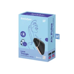 Mini Vibro Clitoridien Love Triangle Black - Satisfyer -Joujou 19352