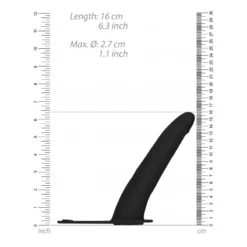 Gode Ceinture Vibrant Silicone Strap-On Adjustable - Ouch -Joujou 19893