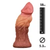 Dildo Réaliste Double Densité (14 Cm) - LoveToy Nature Cock