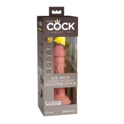 Vibromasseur Réaliste - King Cock Elite Dual Density 6" (Flesh) -Joujou 20259