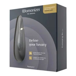 Womanizer Premium 2 (Noir) - Stimulateur Clitoris & Point G -Joujou 20286