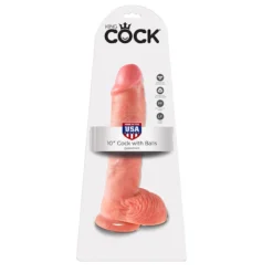 Dildo Réaliste RealDeal 28cm (chair) - King Cock -Joujou 20598