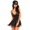 Nuisette Sexy & String EVE (Noir) - Beauty Night 2 Nuisette Sexy & String EVE (Noir) - Beauty Night -Joujou 20599