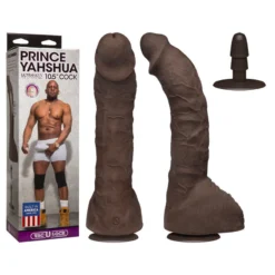 Gode Ventouse Réaliste XXL Prince Yahshua 27cm (brun) - Doc Johnson -Joujou 20659