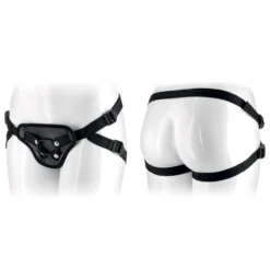 Harnais En Cuir Avec Anneau (sans Gode) - Real Boy