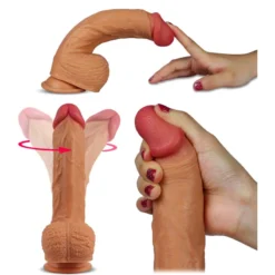 Vibromasseur Réaliste Et Rotatif - LoveToy Nature Cock -Joujou 21435