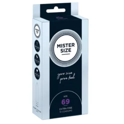 Préservatifs Sur Mesure Mister Size 69mm - 10pces.