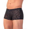 Caleçon Sexy Noir Boxer Avec Motif Tribal - Svenjoyment -Joujou 21676