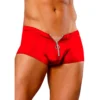 Caleçon Sexy Rouge Zipper Short - Male Power 1 Caleçon Sexy Rouge Zipper Short - Male Power -Joujou 21682