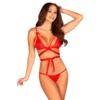 Ensemble De Lingerie Sexy Lovlea (rouge) - Obsessive -Joujou 21731