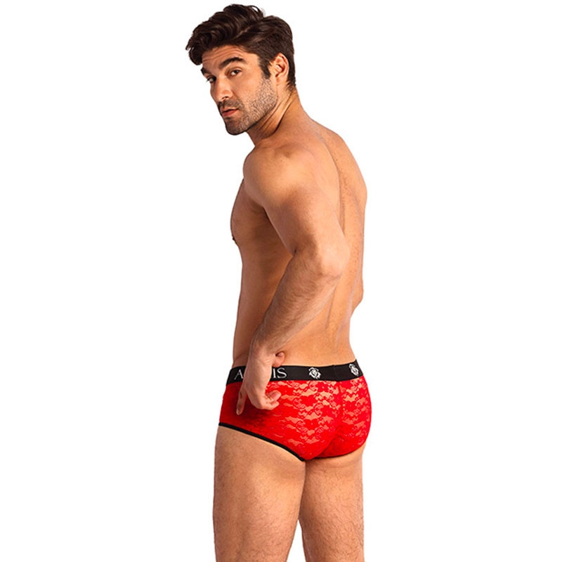Caleçon Sexy Boxer Brave (rouge) - Anaïs 4 Caleçon Sexy Boxer Brave (rouge) - Anaïs – Image 2