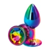 Plug Anal Aluminium Rear Assets Rainbow (S) - NS Novelties -Joujou 22062