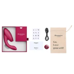 Womanizer Duo 2 (Bordeaux) - Stimulateur Clitoris & Point G -Joujou 22094