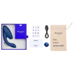 Womanizer Duo 2 (Bleu) - Stimulateur Clitoris & Point G -Joujou 22097