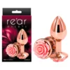 Plug Anal Aluminium Rear Assets Rose Rose (S) - NS Novelties -Joujou 22159