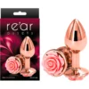 Plug Anal Aluminium Rear Assets Rose Rose (M) - NS Novelties -Joujou 22160