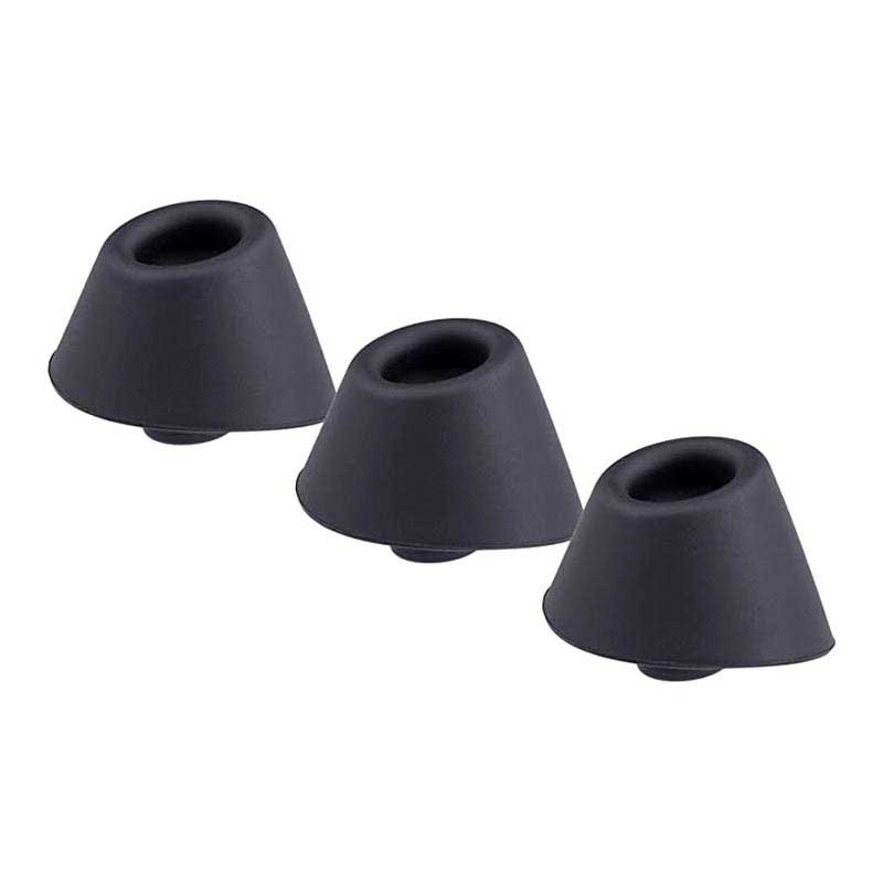 Embouts De Rechange En Silicone Pour Womanizer DUO - Noir 3 Embouts De Rechange En Silicone Pour Womanizer DUO - Noir
