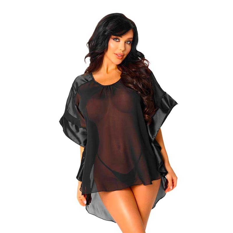 Nuisette Sexy & String Maya (Noir) - Beauty Night 3 Nuisette Sexy & String Maya (Noir) - Beauty Night