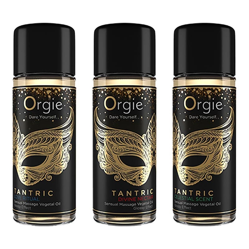 Orgie Sexy Tantric - 3x 30 Ml - Set D'huiles De Massage 3 Orgie Sexy Tantric - 3x 30 Ml - Set D'huiles De Massage