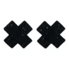 Cache-tétons Adhésifs Nipple X Covers (Noirs) - Taboom -Joujou 22482