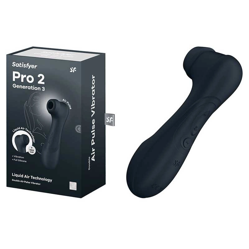 Satisfyer Pro 2 Sextoy "Generation 3" (Antracite) - Stimulateur Clitoridien 4 Satisfyer Pro 2 Sextoy "Generation 3" (Antracite) - Stimulateur Clitoridien – Image 2