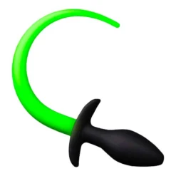 Plug Anal Avec Queue De Chien Phosphorescente - Ouch!