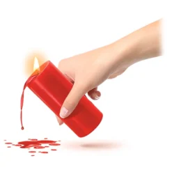 Bougie BDSM Rouge (fond à Basse Température) - Fetish Tentation -Joujou 23095