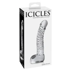 Godemichet Réaliste En Verre – Icicles N°61 -Joujou 3626