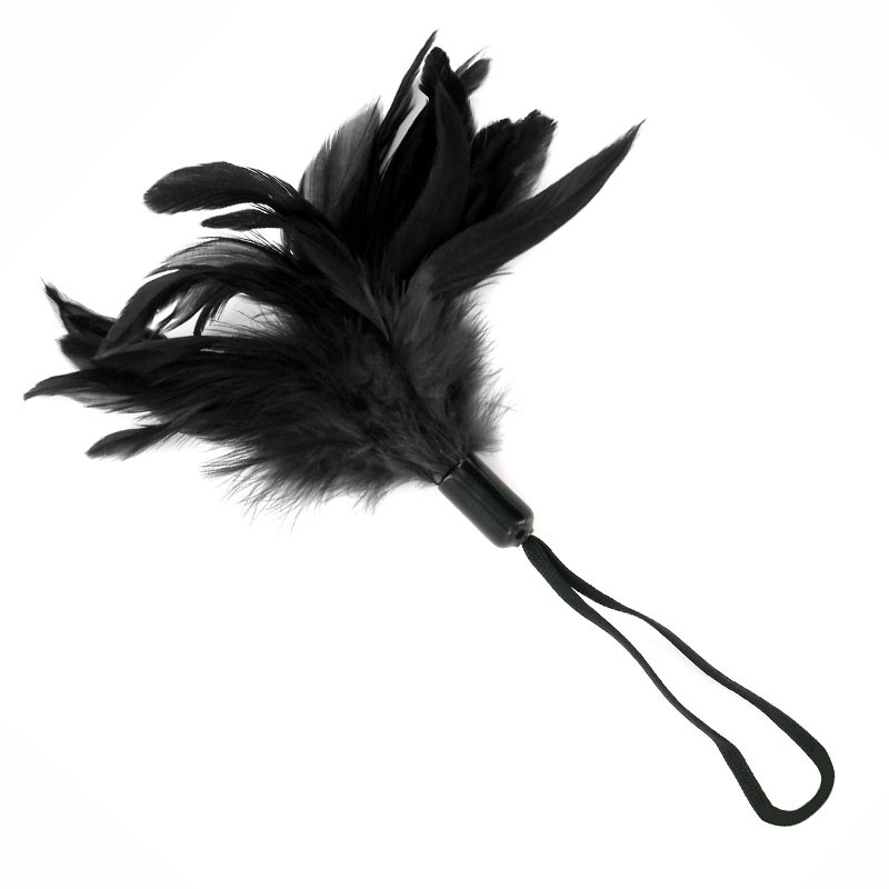 Plumes BDSM à Chatouiller Pleasure Feather Noir - Sportsheets 3 Plumes BDSM à Chatouiller Pleasure Feather Noir - Sportsheets