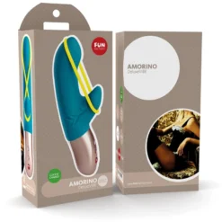 Vibro Rabbit Fun Factory Amorino Petrol -Joujou 4959